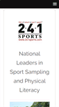 Mobile Screenshot of 241sports.com